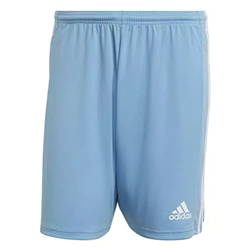 adidas Squadra 21 Shorts Uomo, Team Light Blue/White