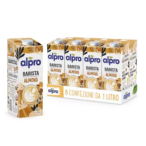 ALPRO BARISTA PROFESSIONAL, Bevanda alla MANDORLA, per deliziose creazioni da bar 100% vegetali