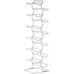 Amazon Basics - Portabottiglie di vino cromato dal design moderno