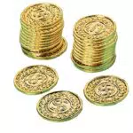 Amscan Monete d'oro finte