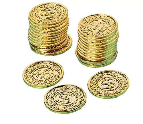 Amscan Monete d'oro finte