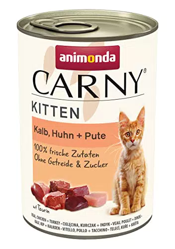 animonda Carny Kitten, cibo umido per gatti, Vitello