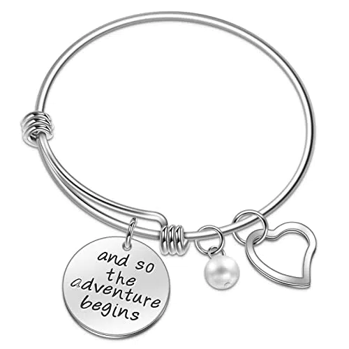 Anson & Hailey Bracciale Charm Best Friends e Bracciale Ispirato Braccialetti con Braccialetti Regolabili