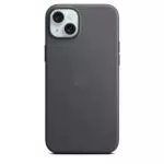 Apple Custodia MagSafe in tessuto FineWoven per iPhone 15 Plus - Nero ​​​​​​​
