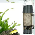 AQQA Acquario Fluidized Mobile Letto Filtro, Scaldatore di ossigeno vasca con pietra d'aria