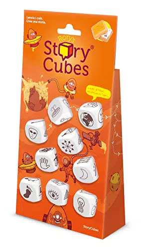 Asmodee - Rory's Story Cubes Original Hangtab: Arancione - gioco da tavolo edizione in italiano