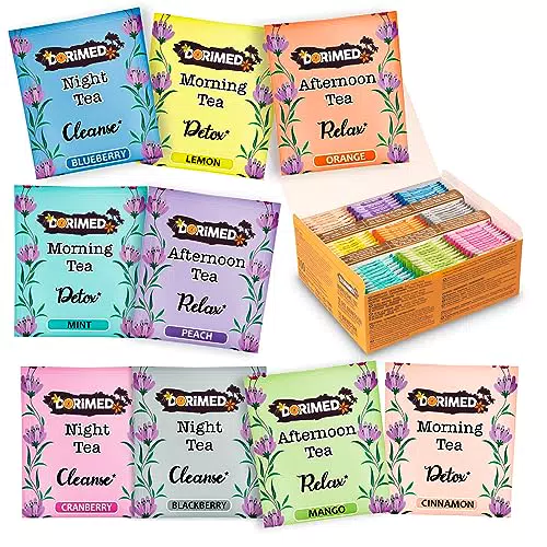 Assortimento di tè - Confezione regalo - Tè benessere - 100 bustine di tè