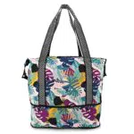 Augot Borsone da Viaggio Grande, 30L/40L Idrorepellente Borsone da Viaggio Espandibile Borsa da Spiaggia Borsa Mare con Cerniera Borsone Palestra Donna Weekend Borsa Sportiva con Borsa Bagnata
