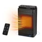 Augot Termoventilatore, 1500W Stufetta Elettrica Basso Consumo Ceramica Riscaldatore Elettrico con Telecomando