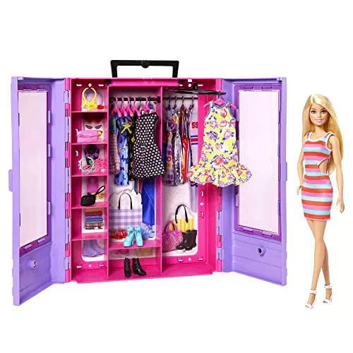 Barbie Fashionistas Armadio Moda Look Playset con bambola