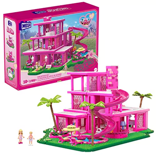 Barbie The Movie - MEGA - Casa dei Sogni, set da costruire di 1795 pezzi da collezione