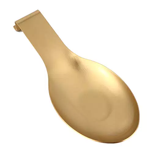 BESTonZON Poggiamestolo da Cucina - Portacucchiaio da Cucina in Acciaio Inox per Accessori da Cucina Cucchiai Spatole Spazzole Posate