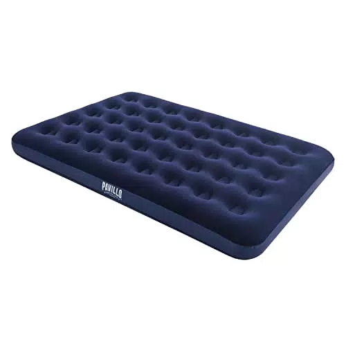 Bestway 67002N Airbed Blu Floccato Matrimoniale, 191 X 137 X 22 Cm