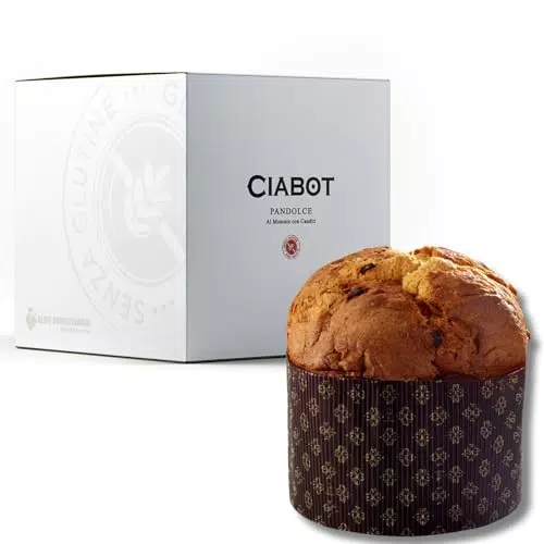 Bongiovanni - Panettone Senza Glutine e Senza Latte con Uvetta e Canditi