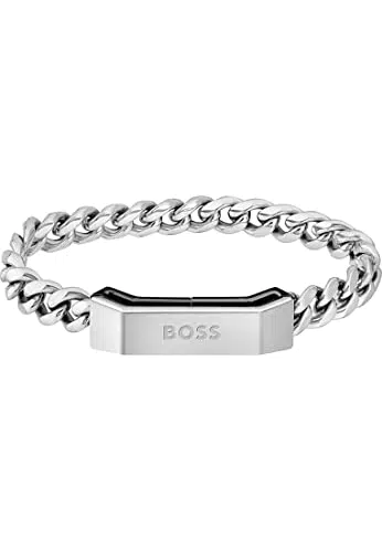 BOSS Jewelry Braccialetto a catena da uomo Collezione CARTER disponibile in Silver