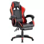 Brigros - Sedia da gaming racing ergonomica con braccioli reclinabile