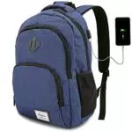 BSDZ Zaino Laptop con Porta USB Scuola Scuola 15.6 Pollici 35L Zaino per Donna e Uomo