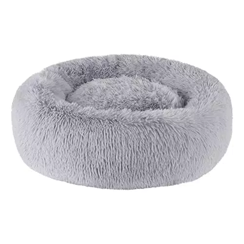 BVAGSS Soft Cuscini Letti Letto per Animali Rotondo Caldo Morbido soffice Peluche Sleeping Sofa per Gatti e Cani XH034