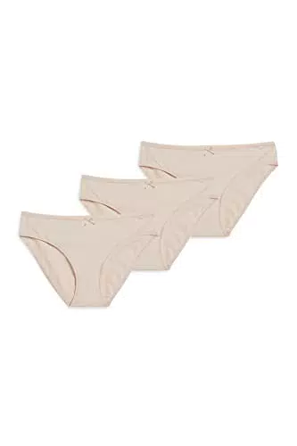 C&A Donna Minislip Confezione Multipla: 3 Pezzi al Prezzo di 1 Beige Chiaro