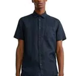 C&A Uomo Camicia Blu Scuro