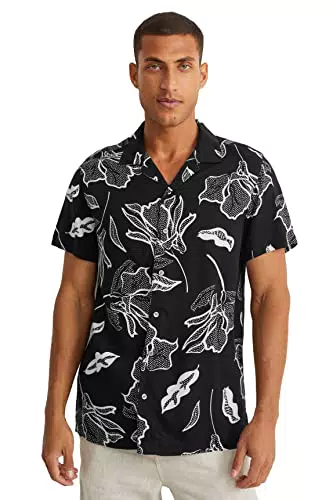 C&A Uomo Camicia Nero