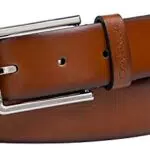 Calvin Klein Cintura Uomo 3.5 cm Bombed Belt Cintura in Pelle