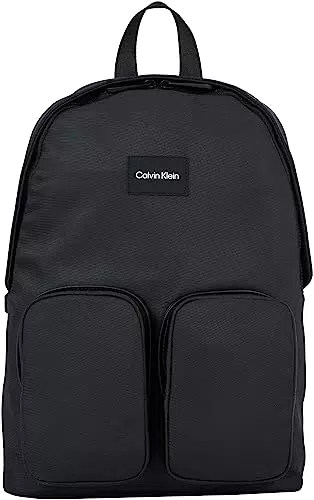 Calvin Klein Deve T 2 Pckt BP, Zaini Uomo, CK Nero, One Size