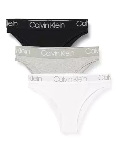 Calvin Klein Set Regalo Donna Confezione da 3 Slip, Multicolore