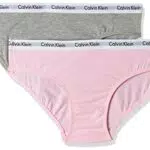 Calvin Klein Slip Bikini Modellanti Donna Confezione da 2 Cotone Elasticizzato