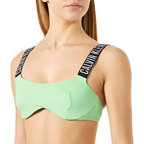 Calvin Klein Top Bikini a Bralette Donna Non Imbottito