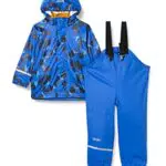 CareTec Tuta Impermeabile Unisex per bambini, blu, 10 anni