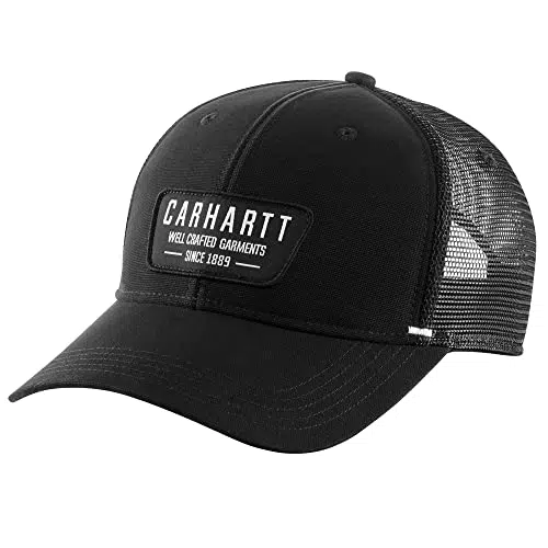 Carhartt Cappellino Patch Lavorato a Maglia Posteriore in Tela Coperchio
