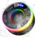 Cassa Bluetooth Doccia, Altoparlante Bluetooth IP7 Impermeabile con Ventosa