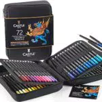 Castle Art Supplies Set 72 Matite, Mine Colorate con Anima Morbida per Artisti