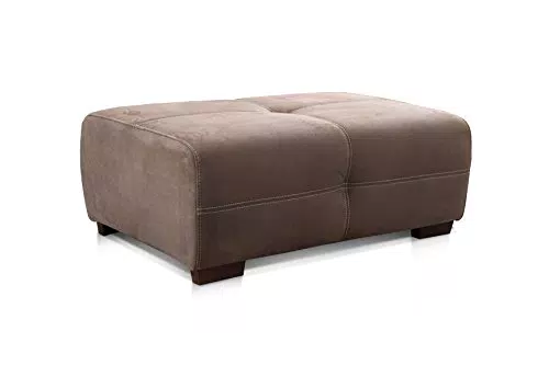 CAVADORE Mavericco Sgabello, Microfibra, Florence, Marrone Chiaro
