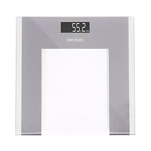 Cecotec Bilancia da bagno digitale Surface Precision Healthy. Piattaforma in vetro temperato 30 x 30 cm