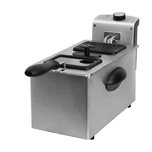 Cecotec Friggitrice completa in acciaio inox CleanFry 3000 2180 W