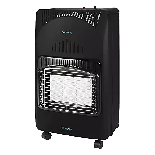 Cecotec Stufa a Gas Pieghevole di 4200 W. Ceramica. 3 Modi. Bombona di 10 Kg. Triplo Sistema di Sicurezza. Ready Warm 4000 Slim Fold