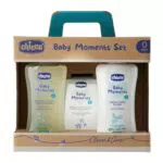 Chicco Baby Moments Set con Bagno Corpo da 200 ml, Crema Corpo 200 ml