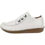 Clarks Funny Dream, Scarpa Mary Jane Donna, Bianco White Leather