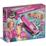 Clementoni- Crazy Chic-Trendy Hairstyle-Piastra con Colore per Decorazione Capelli