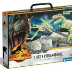 Clementoni Jurassic World 3 Dominion-T-Rex E Pteranodonte-Dinosauri