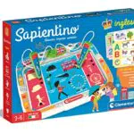 Clementoni- Sapientino Inglese-Banchetto con Schede attività E Penne Interattive
