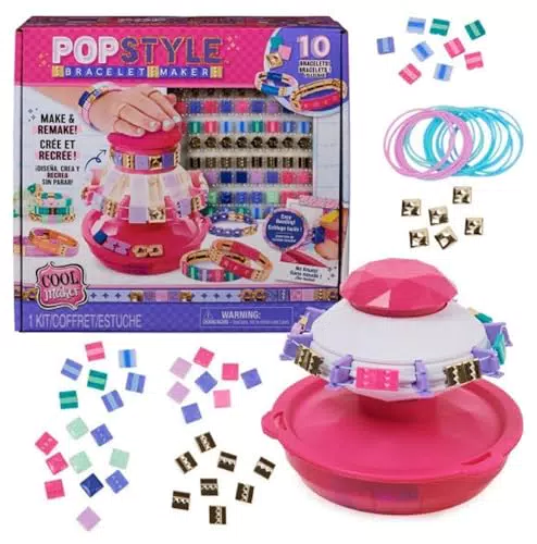 Cool Maker, Macchina Crea Braccialetti, con 170 Perline alla Moda e 20 Elastici