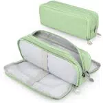 Coolzon Astuccio Scuola Portamatite Grande Capacità con 3 Cerniera Cartoleria Organizer per Scuola Ufficio Studenti Teenager