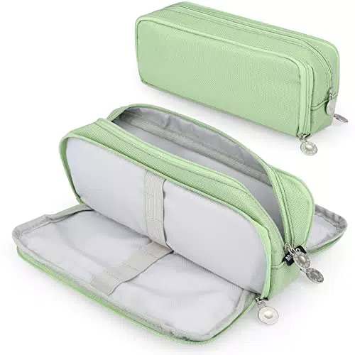 Coolzon Astuccio Scuola Portamatite Grande Capacità con 3 Cerniera Cartoleria Organizer per Scuola Ufficio Studenti Teenager