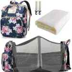 DBPBToU Zaino Fasciatoio con Fasciatoio Portatile, Borsa Fasciatoio con Letto