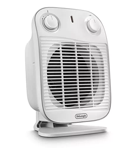 De'Longhi HFS50A20.WH Termoventilatore, Silenzioso e leggero