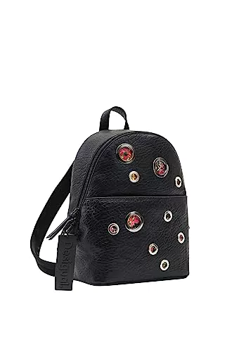 Desigual, BOLS_TITANICA MOMBASA MIN Donna, Nero, Einheitsgröße