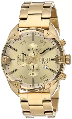 Diesel Orologio da uomo, Spiked, movimento cronografo